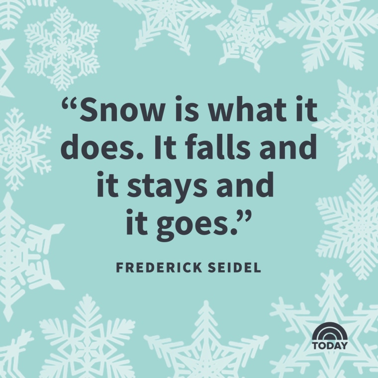 20 Best Snow Quotes - Cute Snow Quotes and Sayings