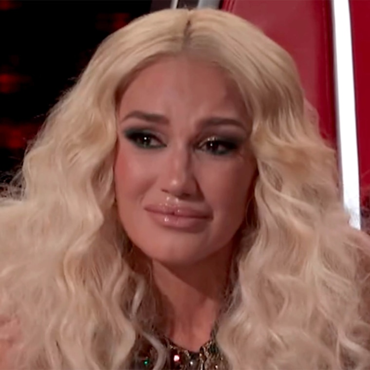 Gwen Stefani was also visibly moved by Leigh's performance.