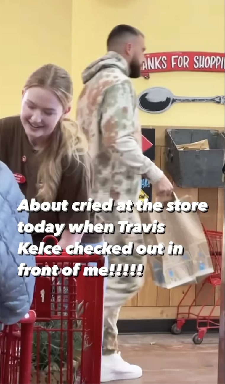 Travis Kelce shops at Trader Joe’s, just like us.