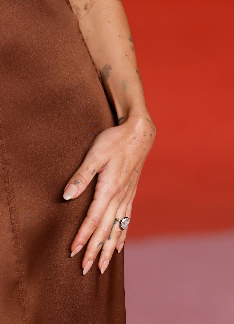 Zoe Kravitz ring on her finger