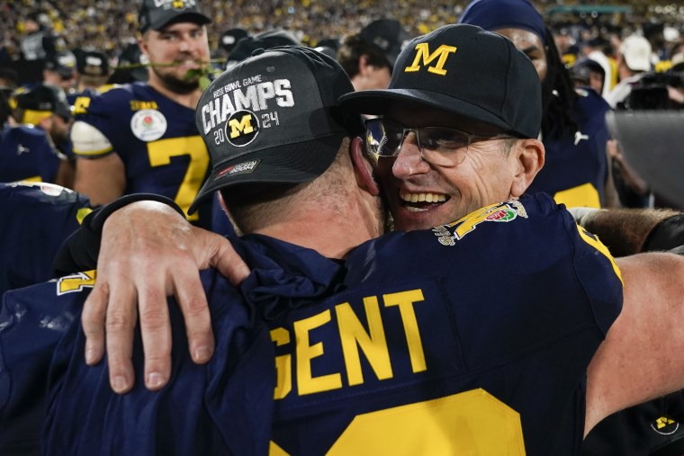 Michigan Beats Alabama In Rose Bowl Reaches National Title Game