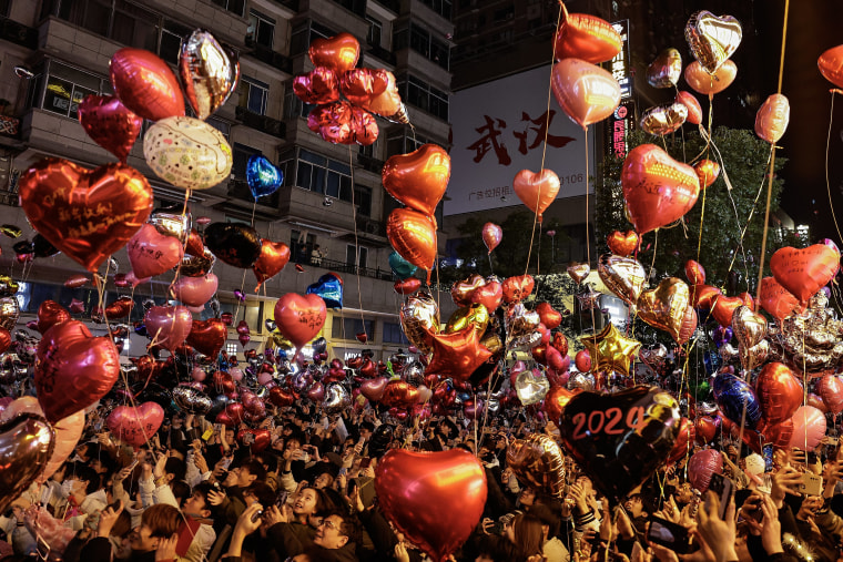 Image: New Year's Eve In Wuhan