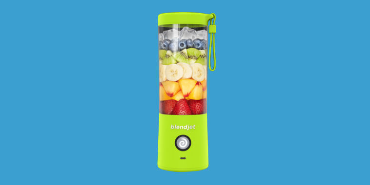 A BlendJet 2 Portable Blender that has been recalled over laceration and fire hazards after receiving dozens of reports of injuries on Dec. 28, 2023.
