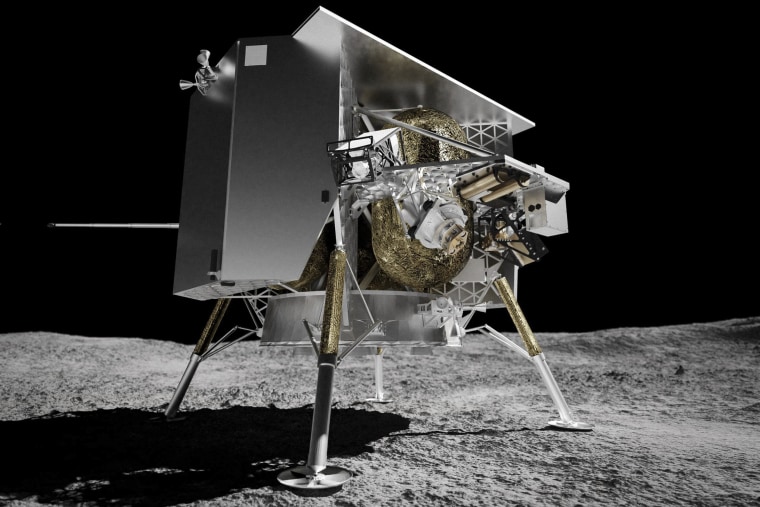 First commercial mission to the moon is set for launch, space burials included