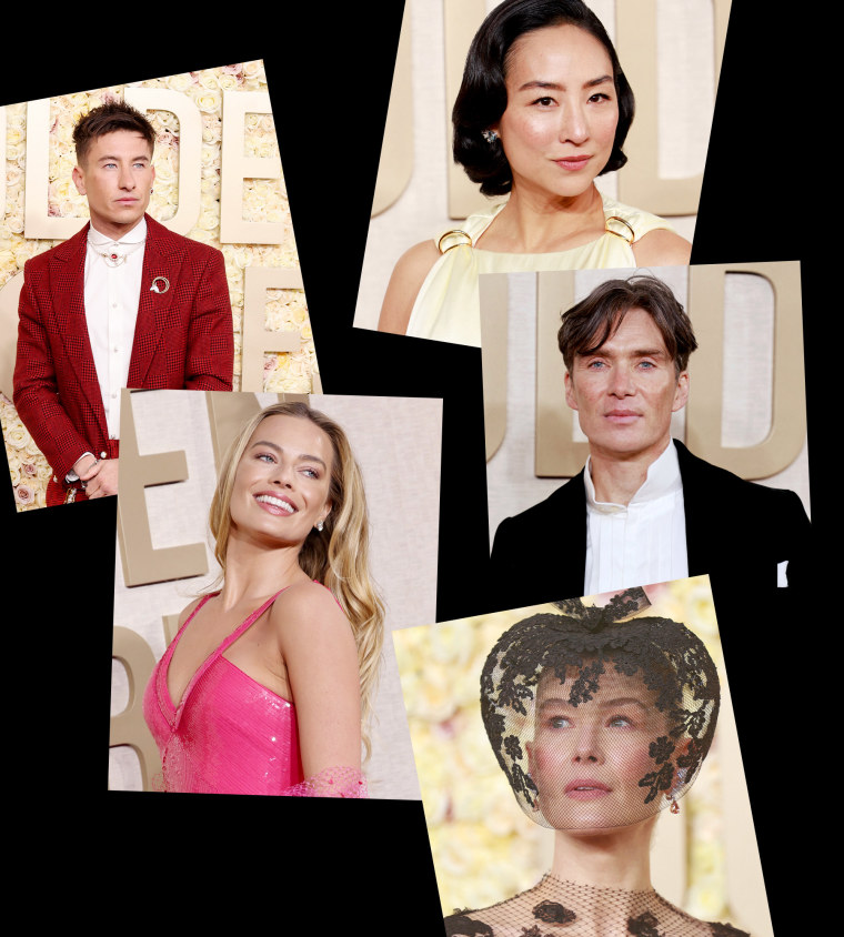 Golden Globes 2024 red carpet highlights: Margot Robbie, Taylor Swift,  Cillian Murphy and more
