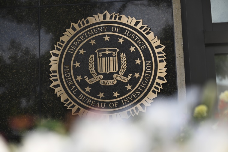 FBI headquarters signage.