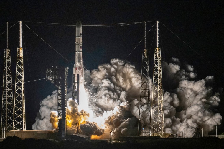 United Launch Alliance's Vulcan Centaur rocket lifts off.