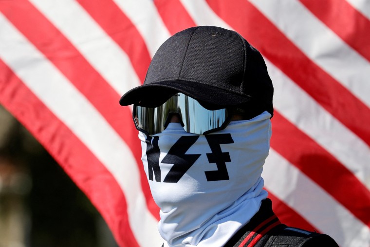 A member of the white nationalist group NatSoc Florida