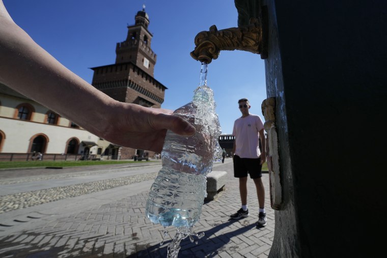 A new study found the average liter of bottled water has nearly a quarter million invisible pieces of nanoplastics, microscopic plastic pieces, detected and categorized for the first time by a microscope. 