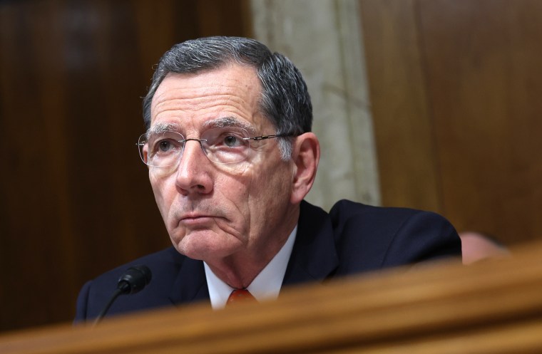 John Barrasso at the Senate Energy and Natural Resources Committee hearing