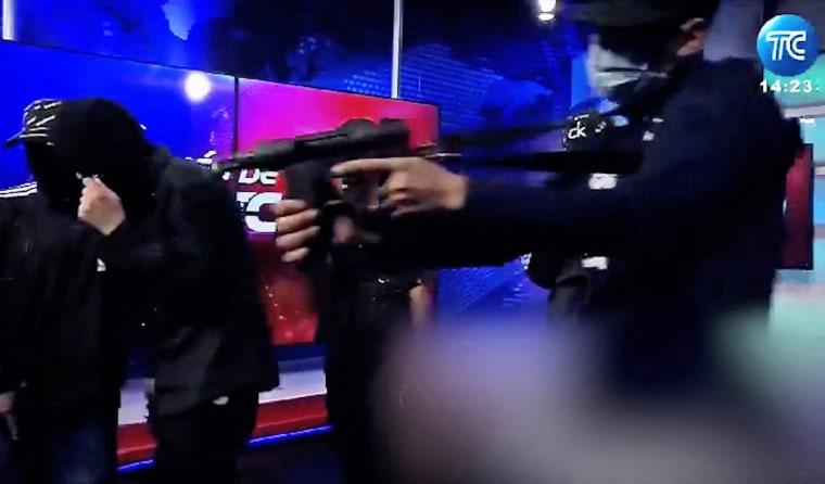 Ecuador TV Gang Hostage Attack