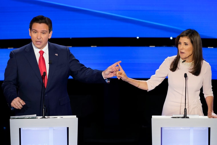 GOP debate highlights: DeSantis, Haley spar ahead of Iowa caucuses as ...