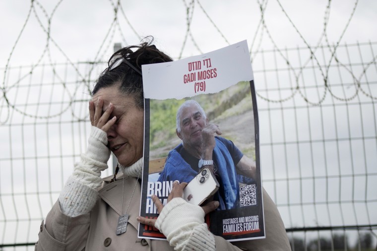 Israeli Hostage Families At Gaza Border
