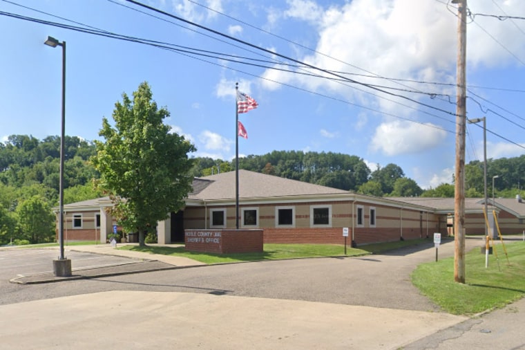 Noble County Jail and Sheriff's Office in Caldwell, Ohio.