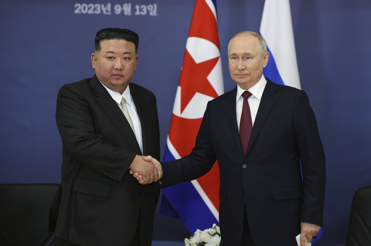 Kim Putin Meeting Russia
