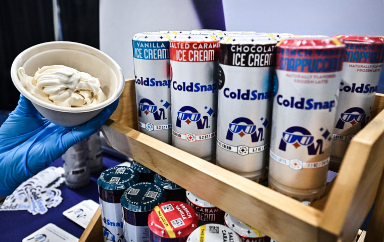 Image: Freshly made ice cream from ColdSnap's countertop frozen treat maker