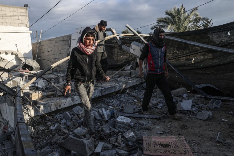 Rafah southern Gaza Israeli bombardment