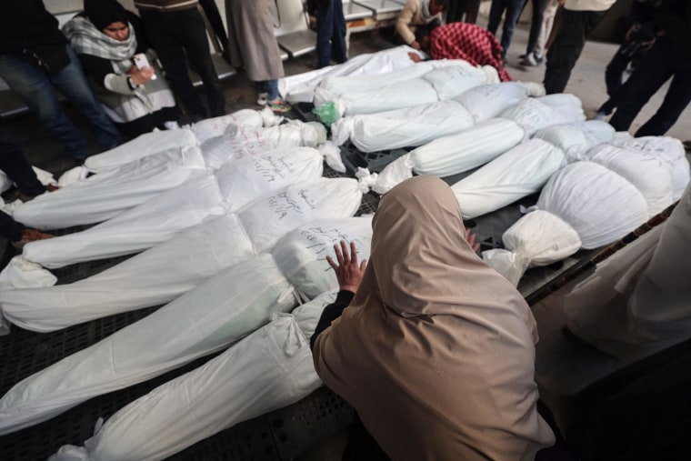 Gaza Hospital Bodies