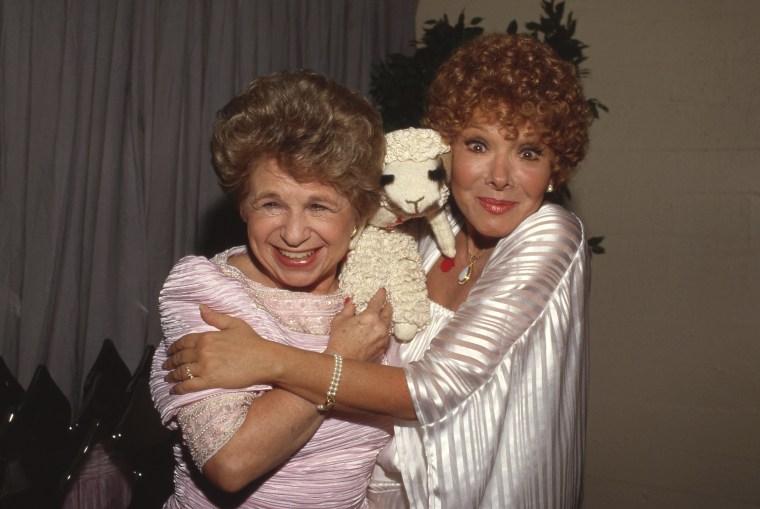 Dr. Ruth Westheimer and Shari Lewis in the 1980s. 