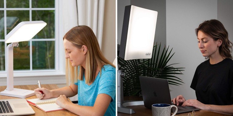Light therapy lamps simulate the light of a sunny sky and can be helpful for those feeling drained by winter weather.