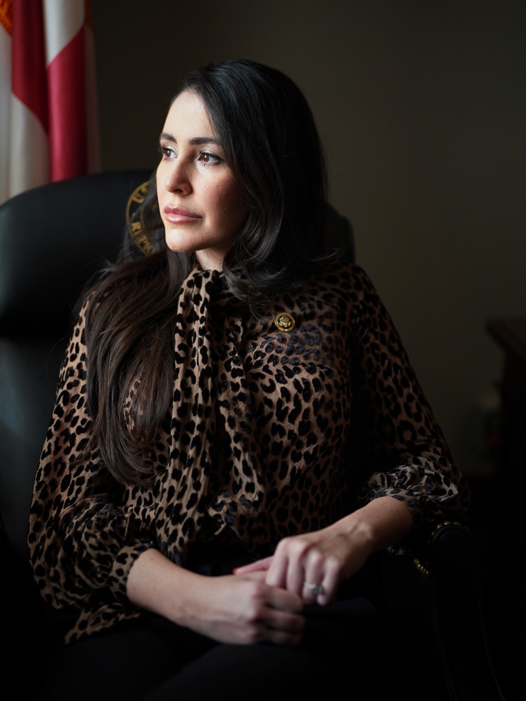 Anna Paulina Luna in the Longworth House Office Building