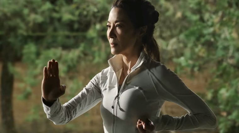Michelle Yeoh in an ad for lululemon.
