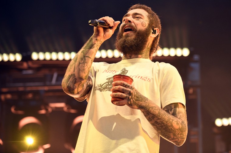 Post Malone performs in Napa, Calif