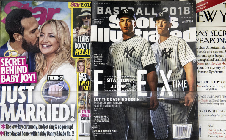 An issue of Sports Illustrated on a newsstand