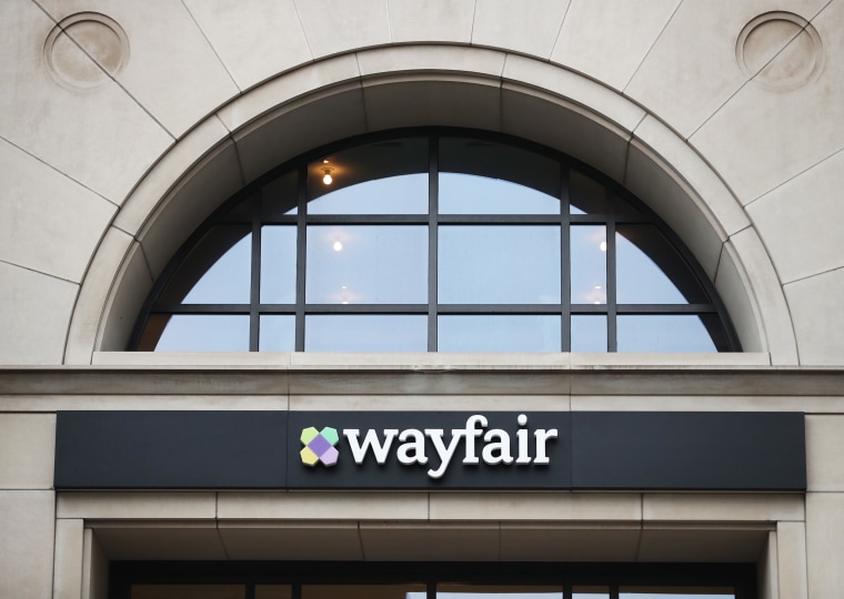 Wayfair Logo On A Building