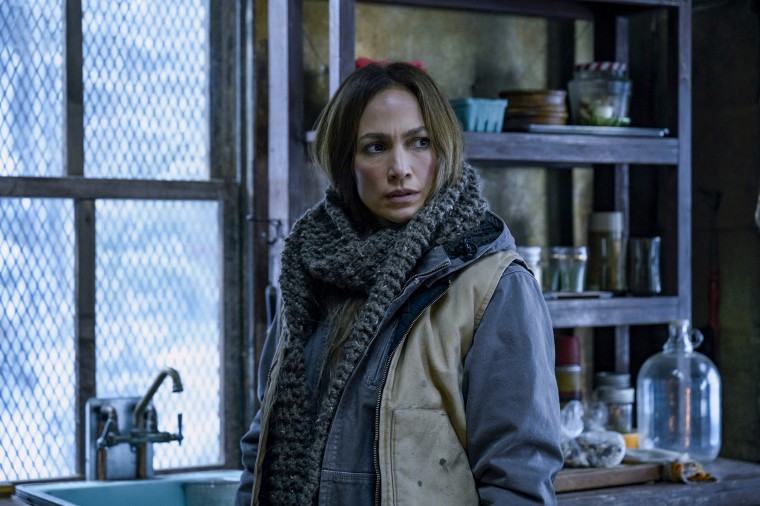 Jennifer Lopez as The Mother in "The Mother."