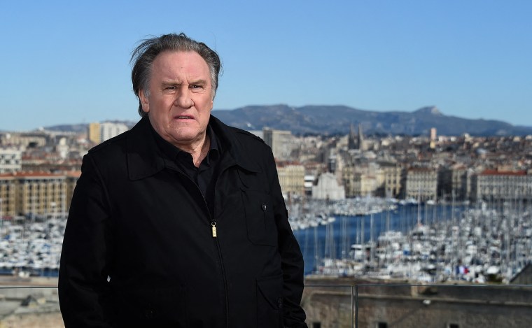 Gerard Depardieu in Marseille, France