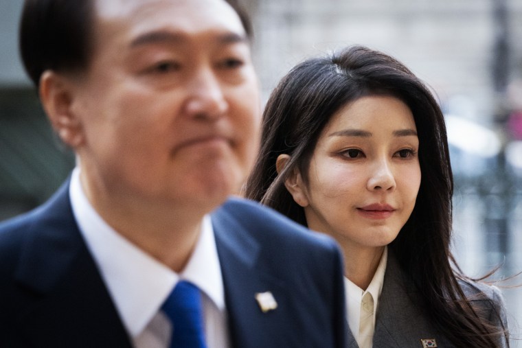 South Korean President Yoon Suk Yeol and Kim Keon Hee 