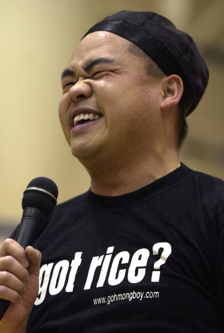 GENERAL INFORMATION: Feature on Tou Ger Xiong, who bills himself as being multicultural, multilingual, multicool. He's a diversity consultant, comedian, storyteller and rap artist. We're gonna see him in action during two programs at the St. Michael-Alb