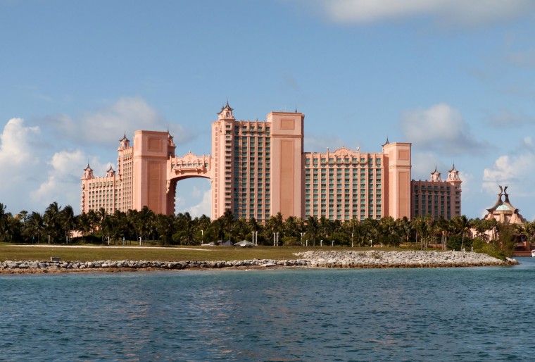 The Atlantis Paradise Island resort  in Nassau, Bahamas. 