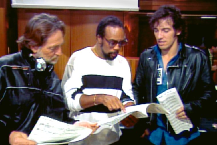 Willie Nelson, Quincy Jones and Bruce Springsteen in "The Greatest Night in Pop."