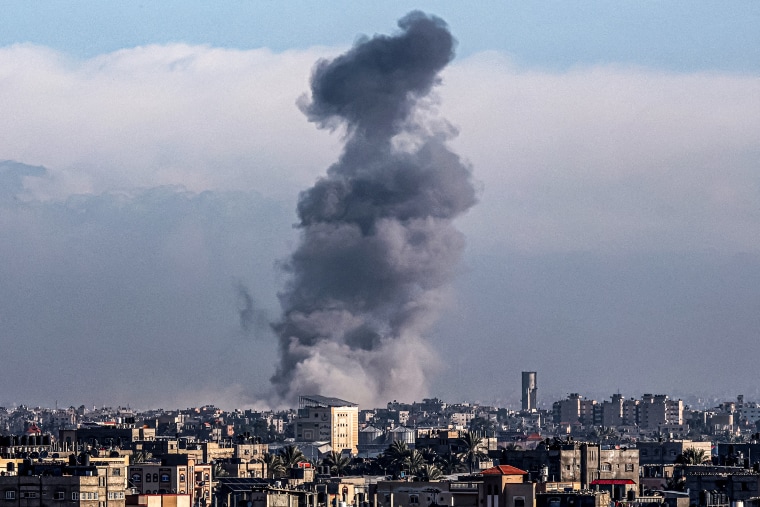 Israeli bombardment over rafah