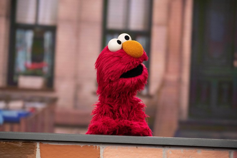Elmo appears on NBC's "TODAY" show on Sept. 15, 2023.
