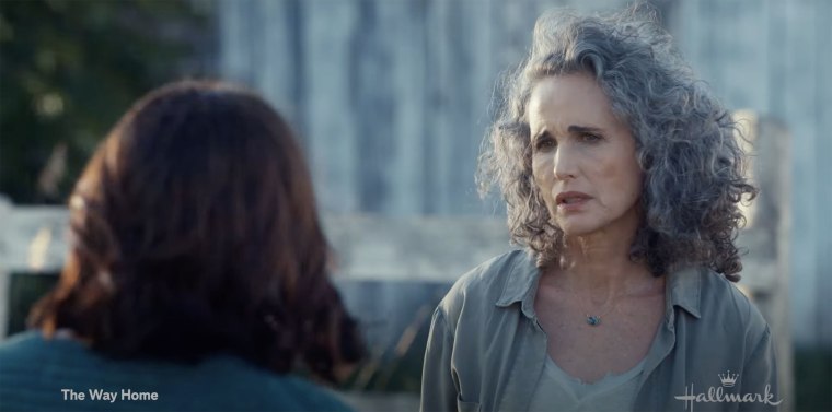 Andie MacDowell in Hallmark's "The Way Home."