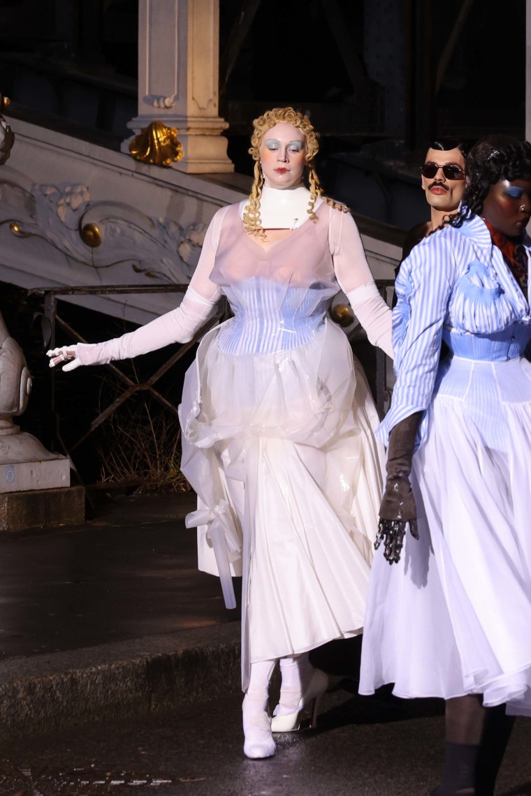 Gwendoline Christie Transforms Into A Porcelain Doll At Paris
