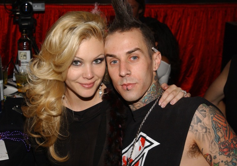 Shanna Moakler and Travis Barker during Beachers Comedy Madhouse - October 9, 2004 at The Hard Rock Hotel and Casino in Las Vegas in Las Vegas, Nevada, United States. 