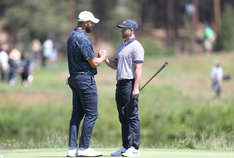 Travis Kelce and Justin Timberlake 