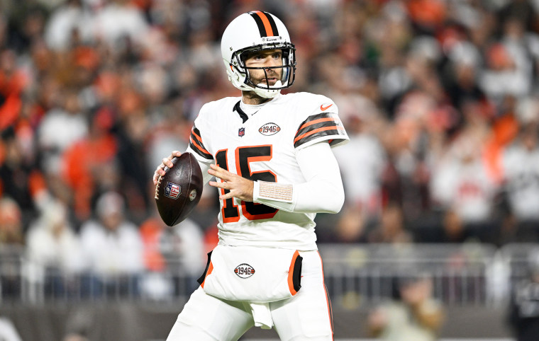 Joe Flacco of the Cleveland Browns against the New York Jets on Dec. 28, 2023.