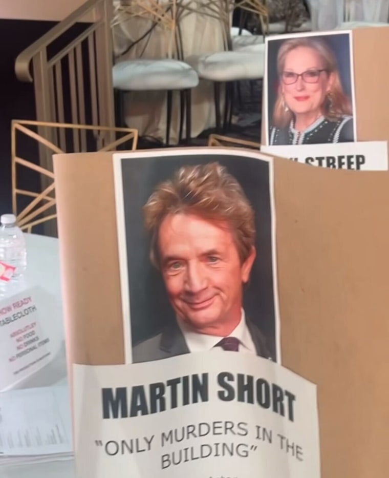 Nominees Martin Short and Meryl Streep will be in attendance with their “Only Murders in the Building” co-stars.