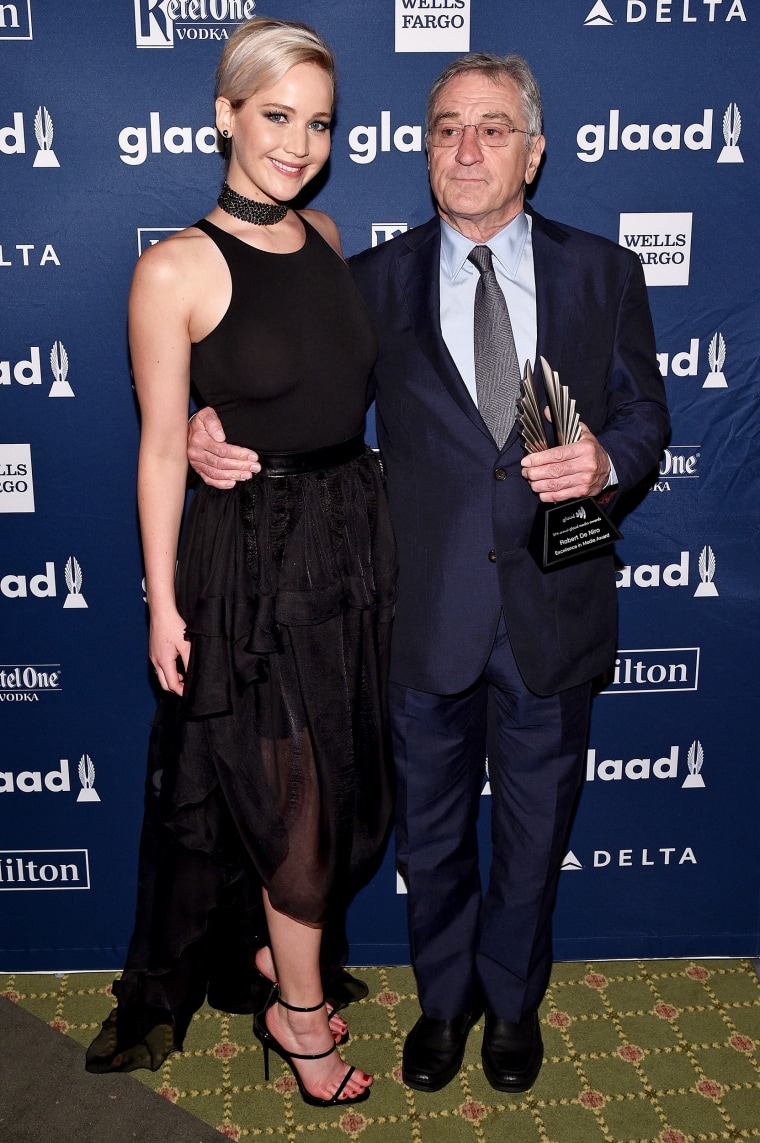 Jennifer Lawrence and Robert De Niro