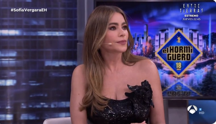 Sofia Vergara appeared to be offended during an interview on "El Hormiguero."