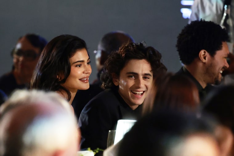 Kylie Jenner and Timothée Chalamet 