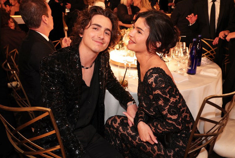 Timothée Chalamet e Kylie Jenner 