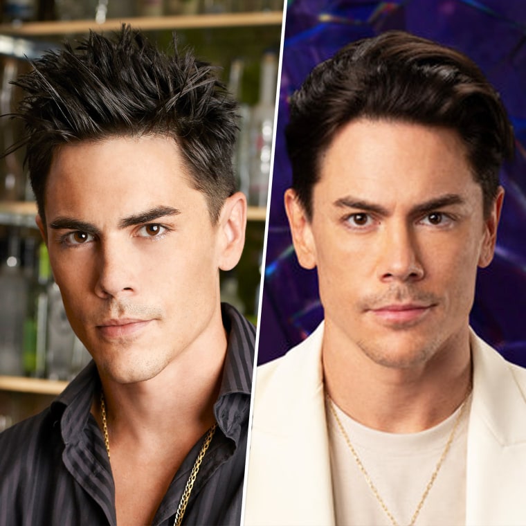 Tom Sandoval then and now
