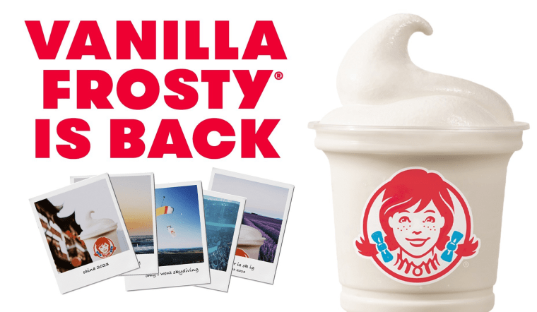 The Vanilla Frosty is back!