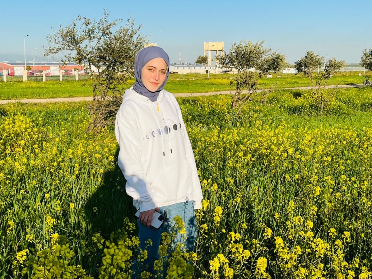 Rahaf Qudeh pictured in Gaza in March 2023.